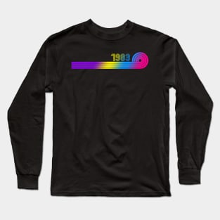 1983 Retro Vintage Year Design Long Sleeve T-Shirt